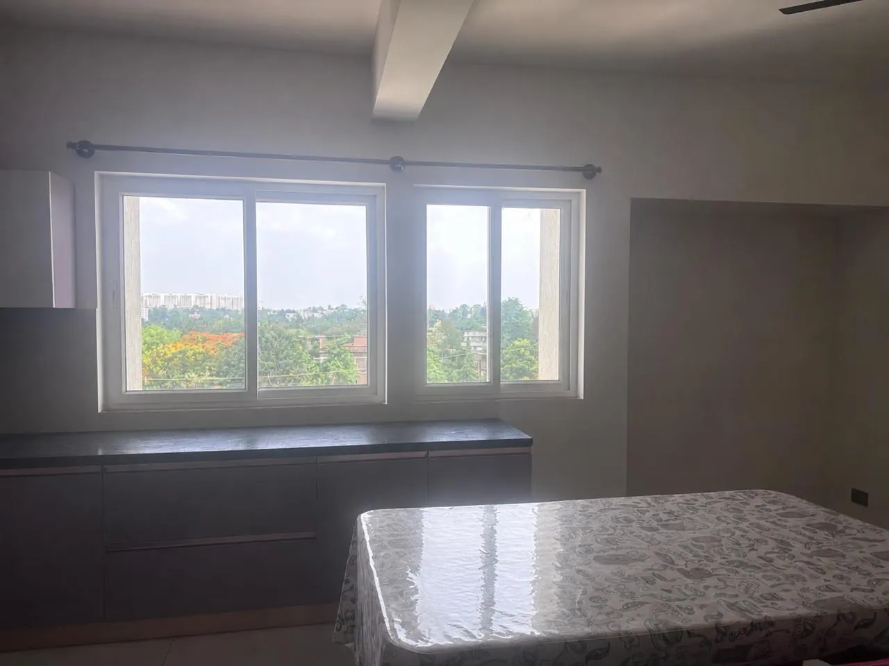 Before — the original empty kitchen